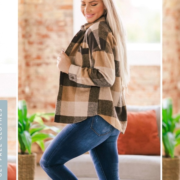 Plaid Shacket - Picture 4 of 10